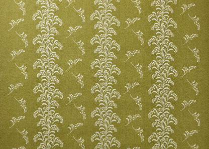 Mimosa Vine Fabric by Carolina Irving in Green