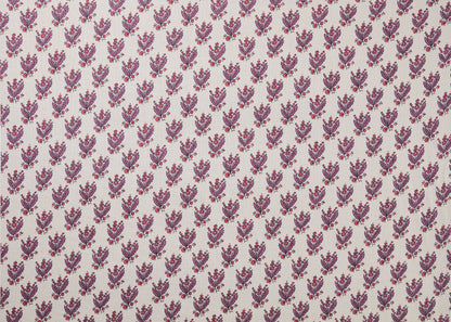 Olympia Sprig Fabric by Carolina Irving in Wine