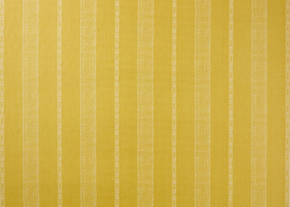 Patmos Stripe Reverse Fabric by Carolina Irving in Marigold