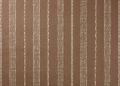 Patmos Stripe Reverse Fabric by Carolina Irving in Mocha