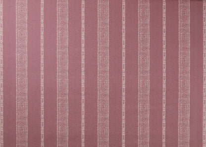Patmos Stripe Reverse Fabric by Carolina Irving in Viola