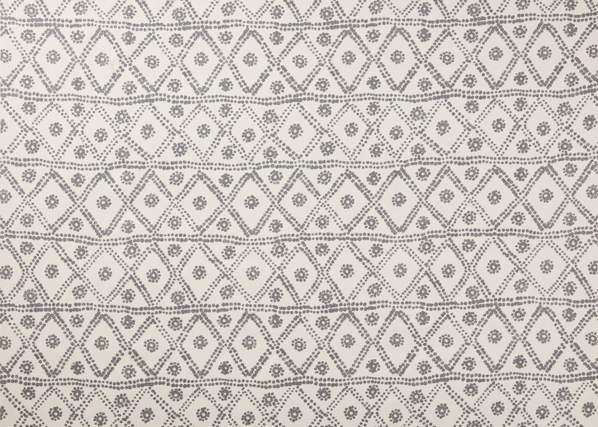 Zig Zag Reverse Fabric by Carolina Irving in Ash/Oyster