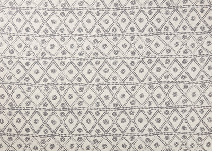 Zig Zag Reverse Fabric by Carolina Irving in Ash/Oyster