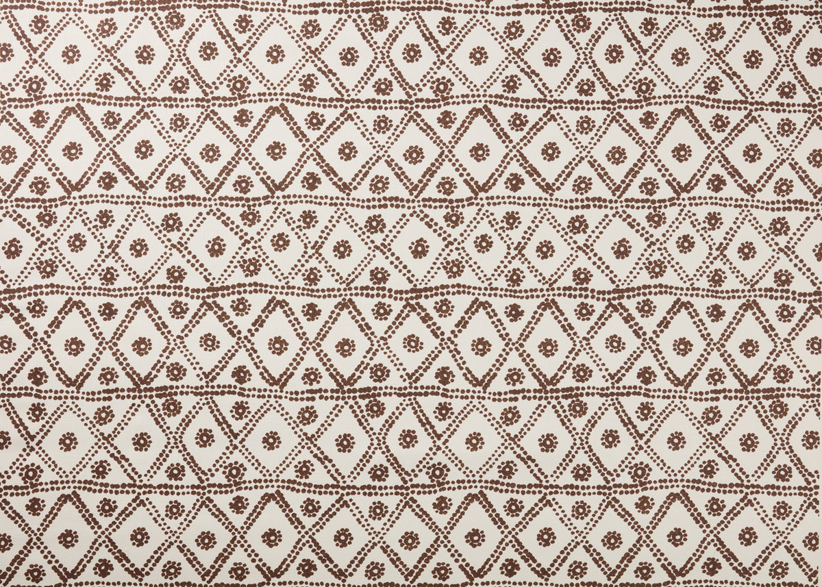 Zig Zag Reverse Fabric by Carolina Irving in Mocha/Oyster