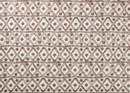 Zig Zag Reverse Fabric by Carolina Irving in Mocha/Oyster