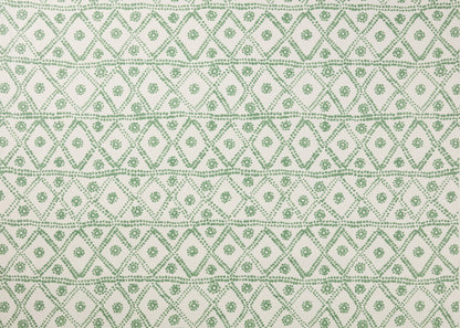 Zig Zag Reverse Fabric by Carolina Irving in Seafoam/Oyster