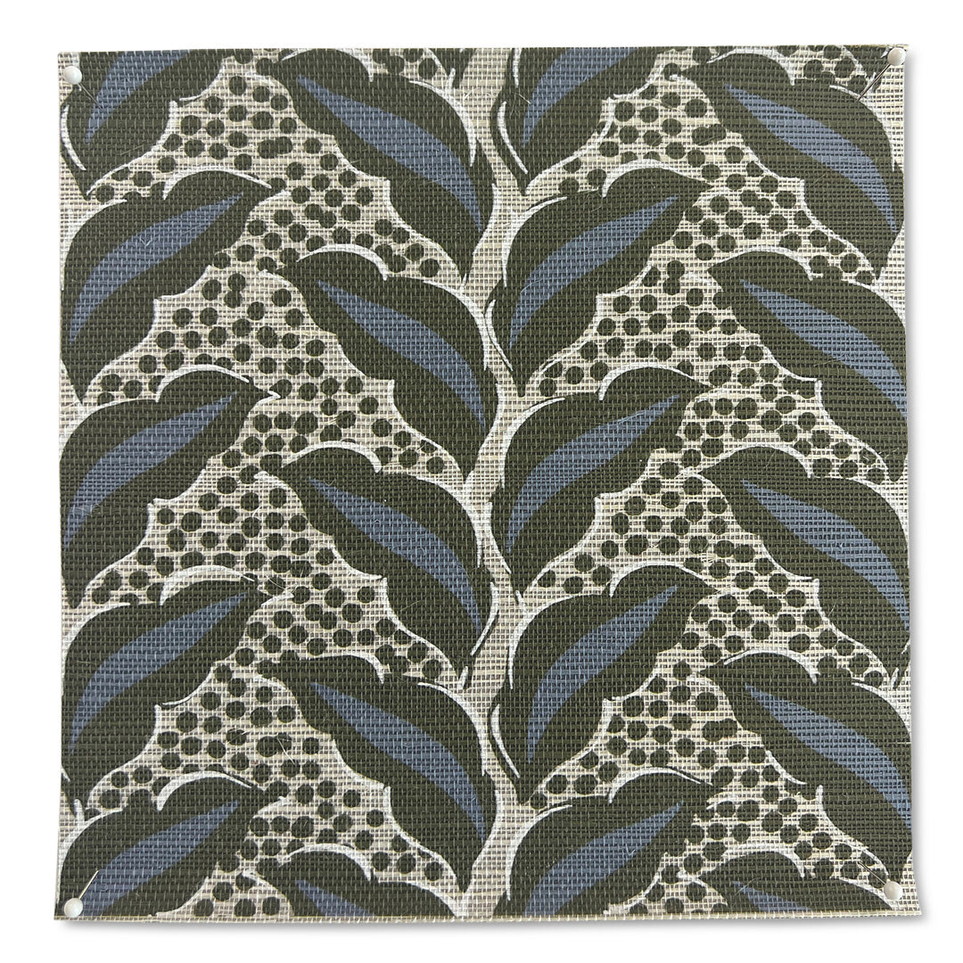 Cassis Grasscloth Wallpaper by Serena Dugan in Alligator