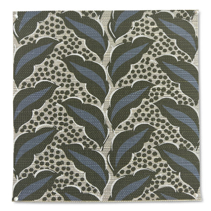 Cassis Grasscloth Wallpaper by Serena Dugan in Alligator