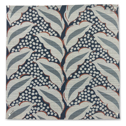 Cassis Grasscloth Wallpaper by Serena Dugan in Marina