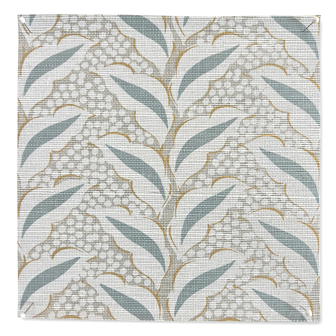 Cassis Grasscloth Wallpaper by Serena Dugan in Plaster
