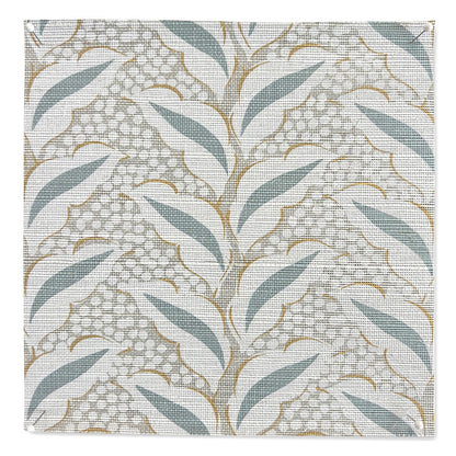 Cassis Grasscloth Wallpaper by Serena Dugan in Plaster