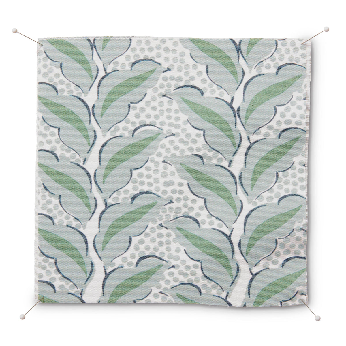 Cassis Outdoor Fabric by Serena Dugan in Aloe