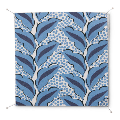 Cassis Outdoor Fabric by Serena Dugan in Prussian Blue