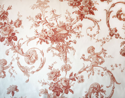 Charlecote Fabric by Titley & Marr in Terracotta