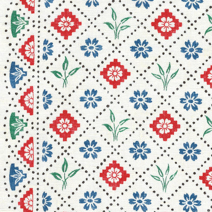 Chemin des Bles Fabric by Décors Barbares, border detail