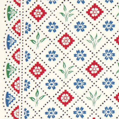 Chemin des Bles Fabric by Décors Barbares, border detail 2