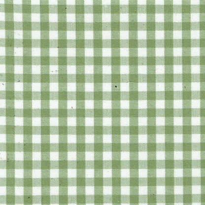 Chichester Check Fabric by Titley & Marr in Leaf