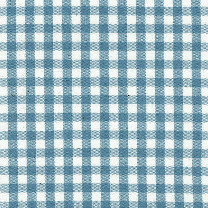 Chichester Check Fabric by Titley & Marr in Cadet