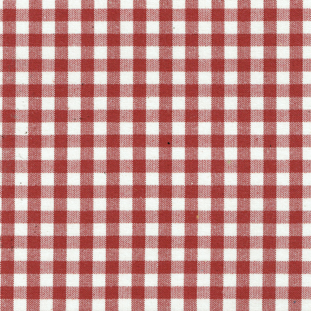 Chichester Check Fabric by Titley & Marr in Ruby