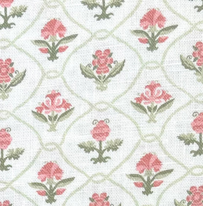 Constance Fabric by Betsy Textiles in Coral