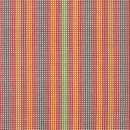 Cotillon Fabric by Décors Barbares in Grey & Bordeaux