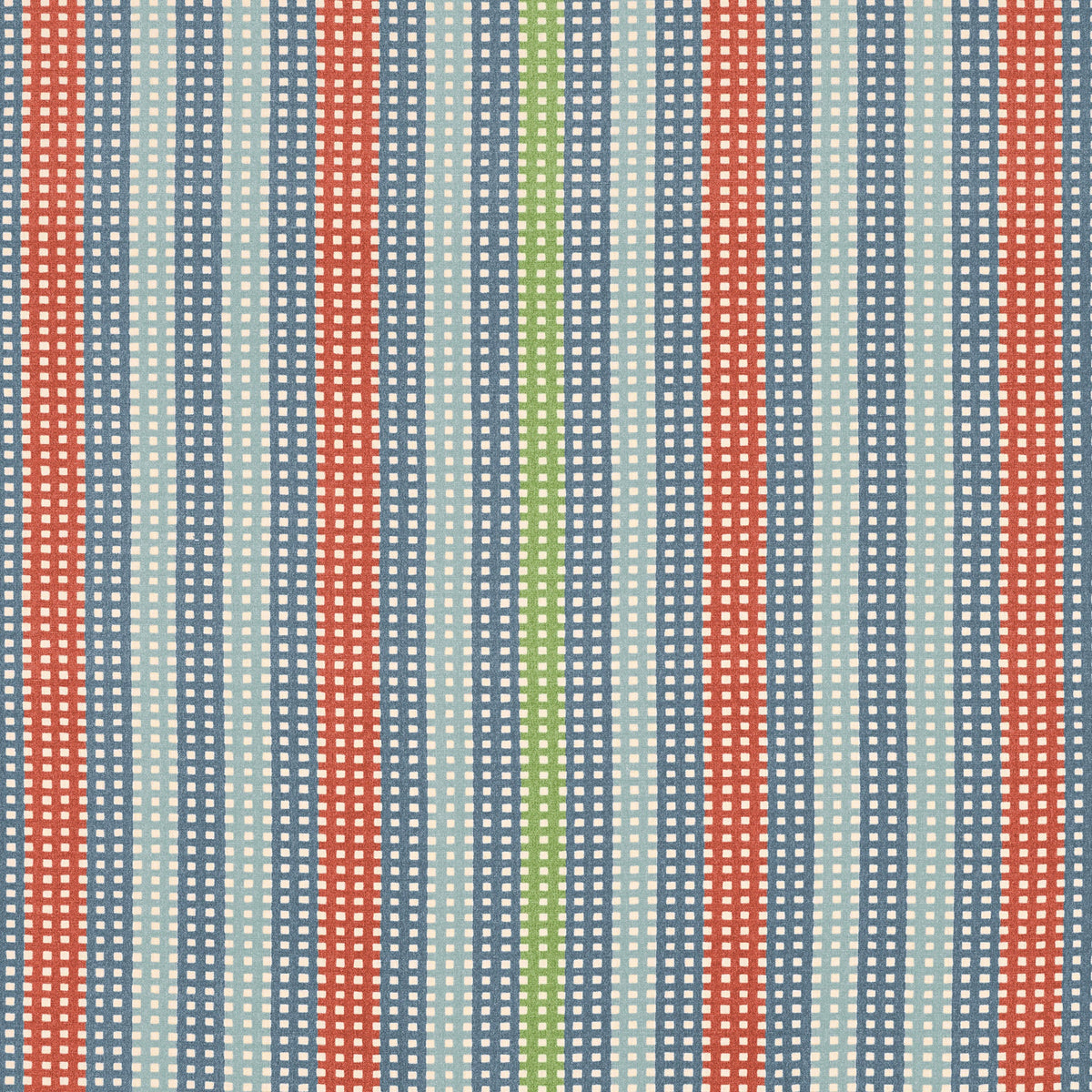 Cotillon Fabric by Décors Barbares in Red & Blue