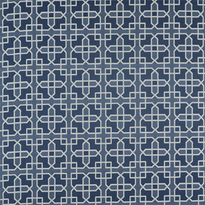 Hampton Weave Indigo fabric by Sanderson