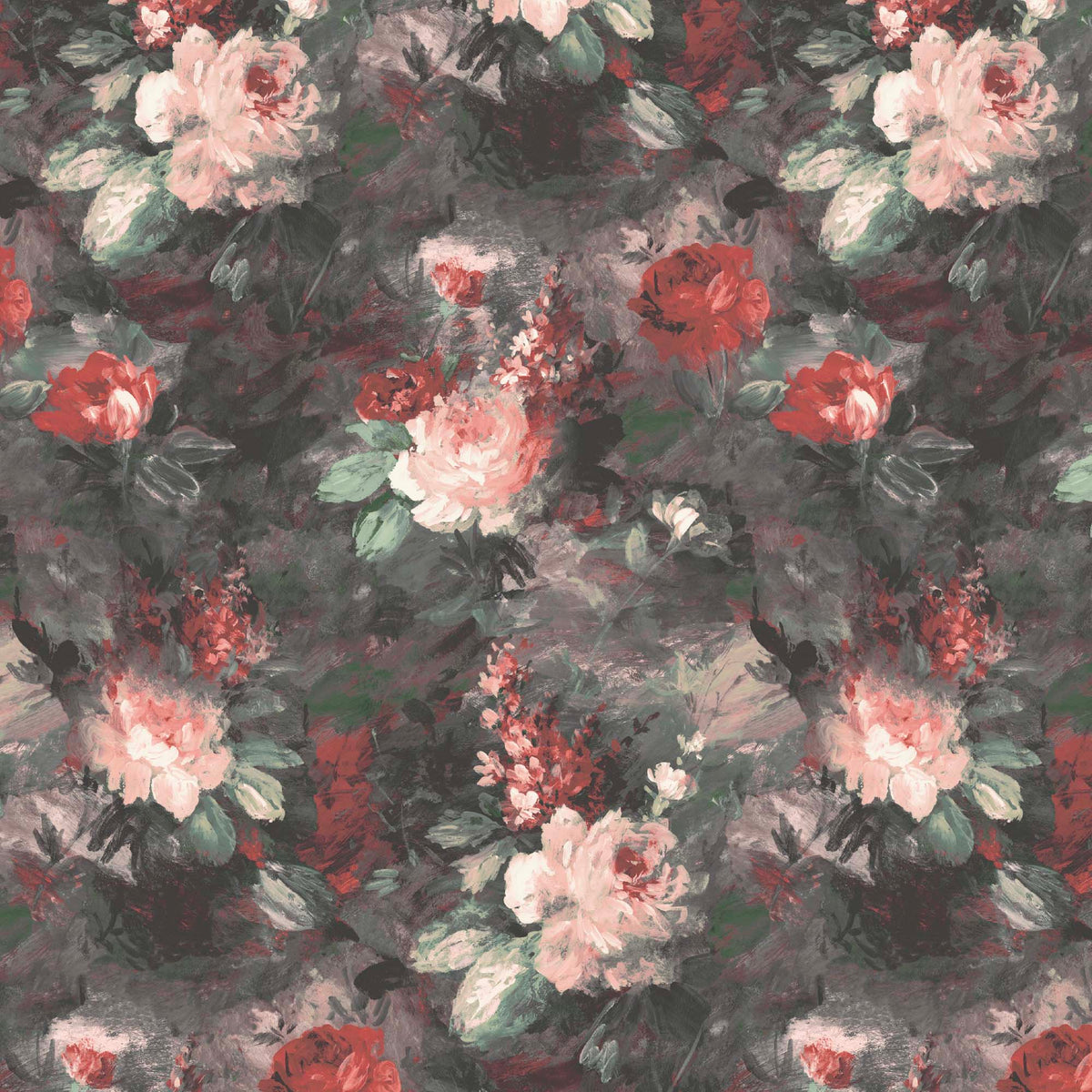Ditsy Ava Marika Blush/Rouge Linen Fabric