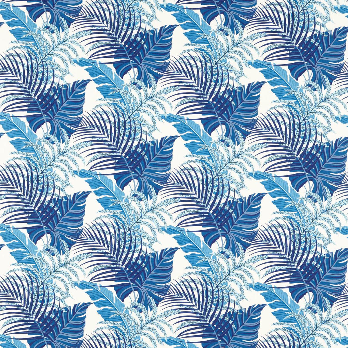 Manila French Blue fabric by Sanderson
