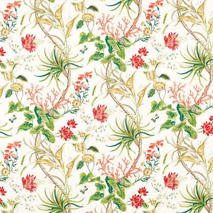 Mauritius Ivory/Multi fabric by Sanderson