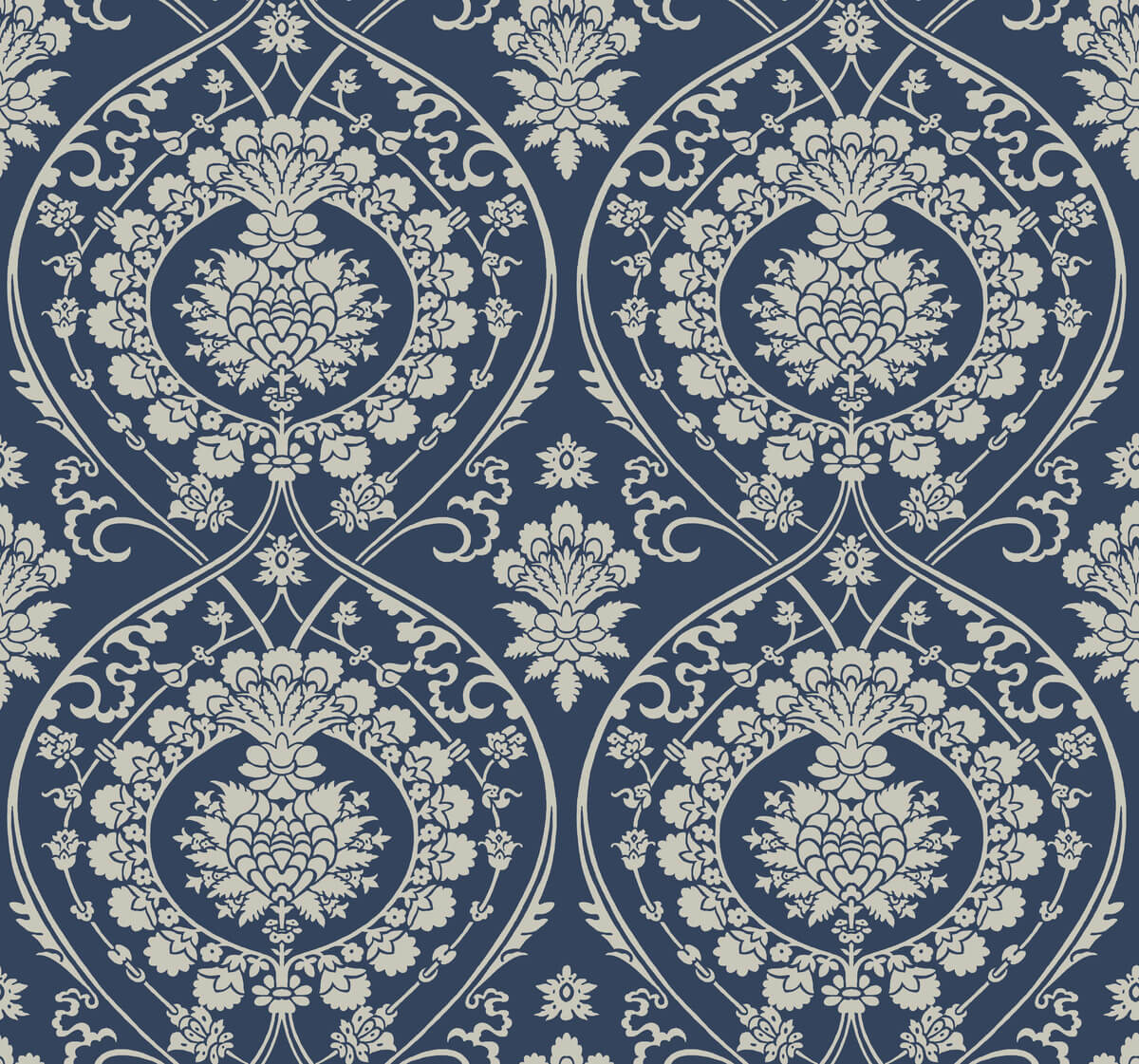 Imperial Damask Wallpaper