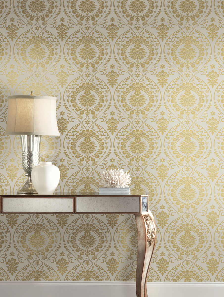 Imperial Damask Wallpaper