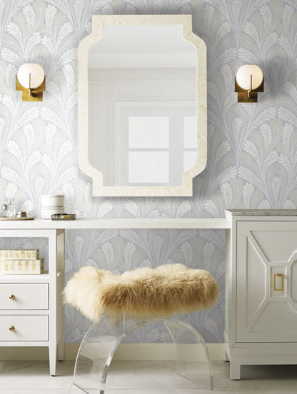 Shell Damask Wallpaper
