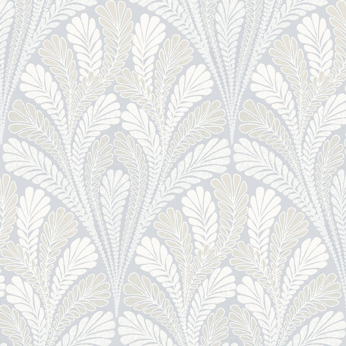Shell Damask Wallpaper