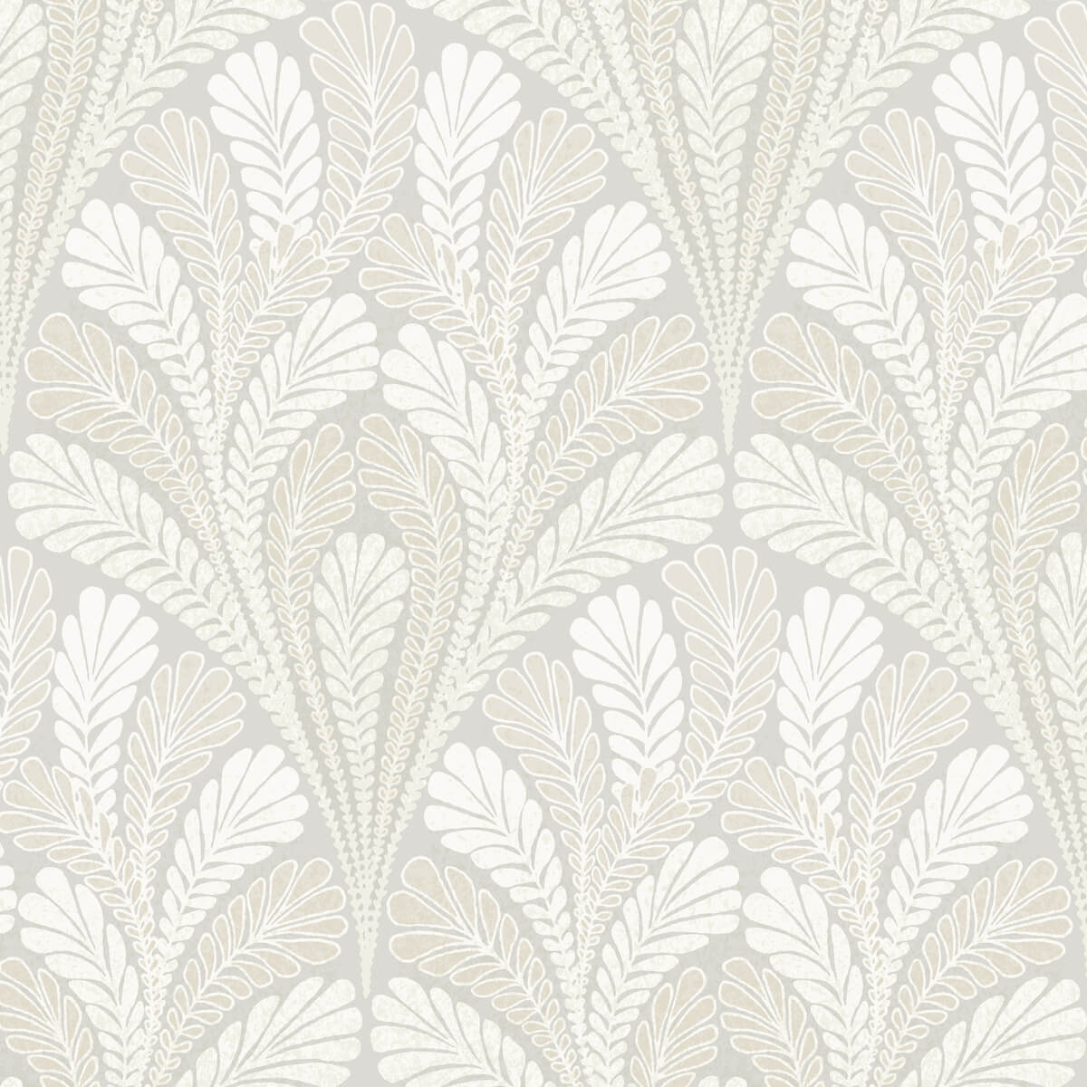 Shell Damask Wallpaper
