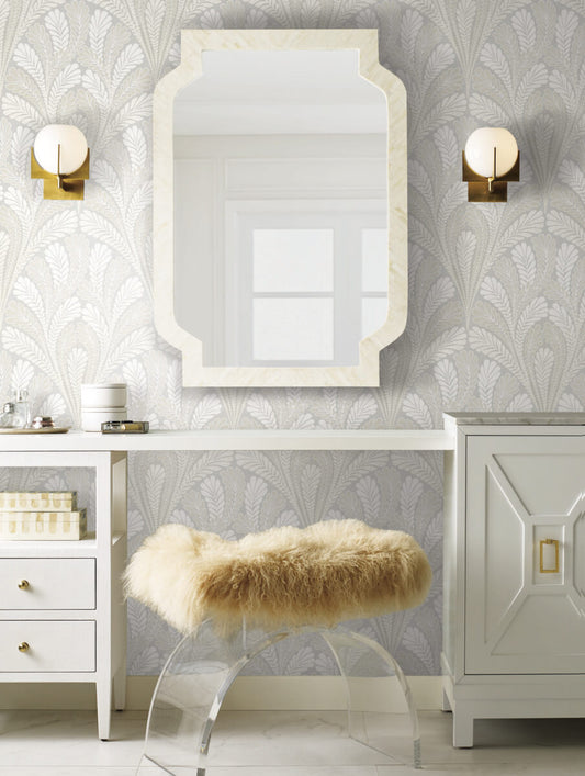 Shell Damask Wallpaper