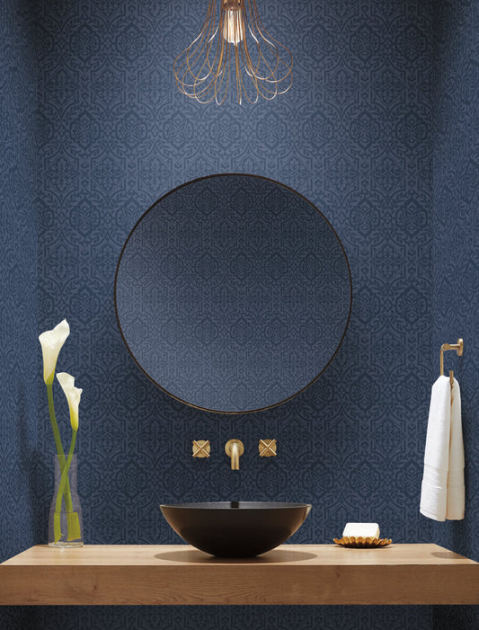 Cathedral Damask Wallpaper