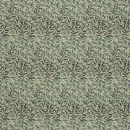 Willow Bough Taupe/Green fabric by Morris & Co