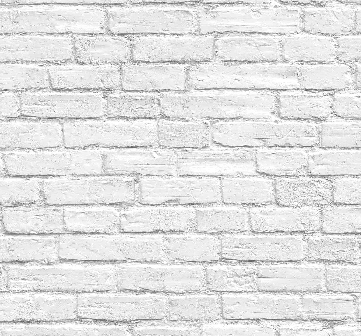Seabrook DuPont Vintage Brick High Performance Wallpaper - Arctic Grey