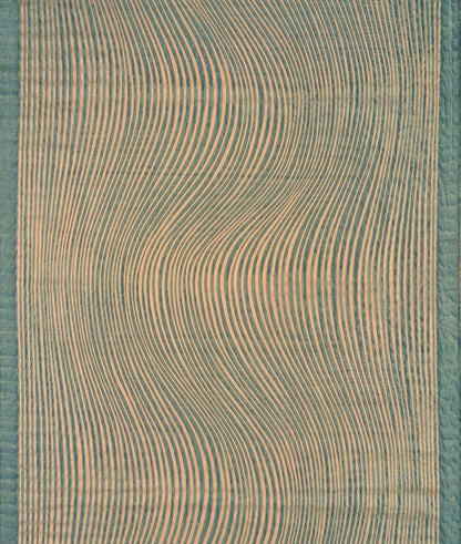Delphia Aqua-green & gold texture