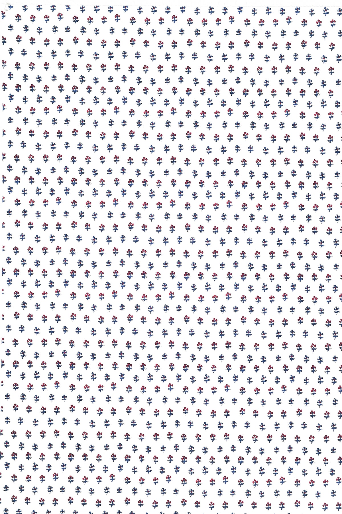 Ditzy Fabric by Titley & Marr in Indigo & Red