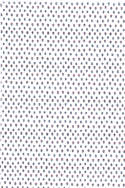 Ditzy Fabric by Titley & Marr in Indigo & Red