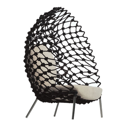 Dragnet Lounge Chair by JANUS et Cie in Black