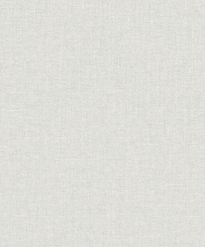 Seabrook White Heron Abington Faux Linen Wallpaper - Greige