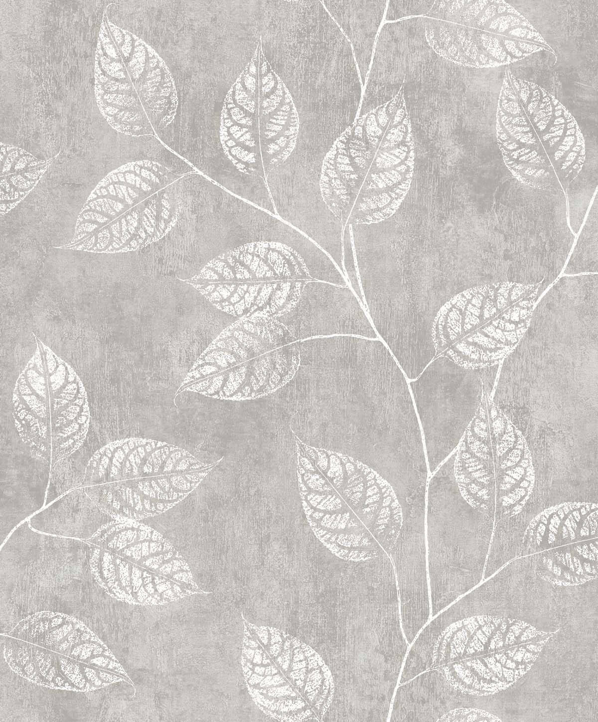 Seabrook White Heron Branch Trail Silhouette Wallpaper - Slate