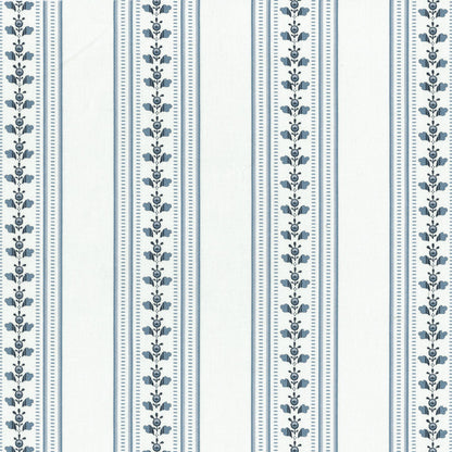 Eastern Stripe Fabric by Titley & Marr in Ocean