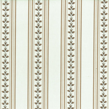 Eastern Stripe Fabric by Titley & Marr in Nutmeg