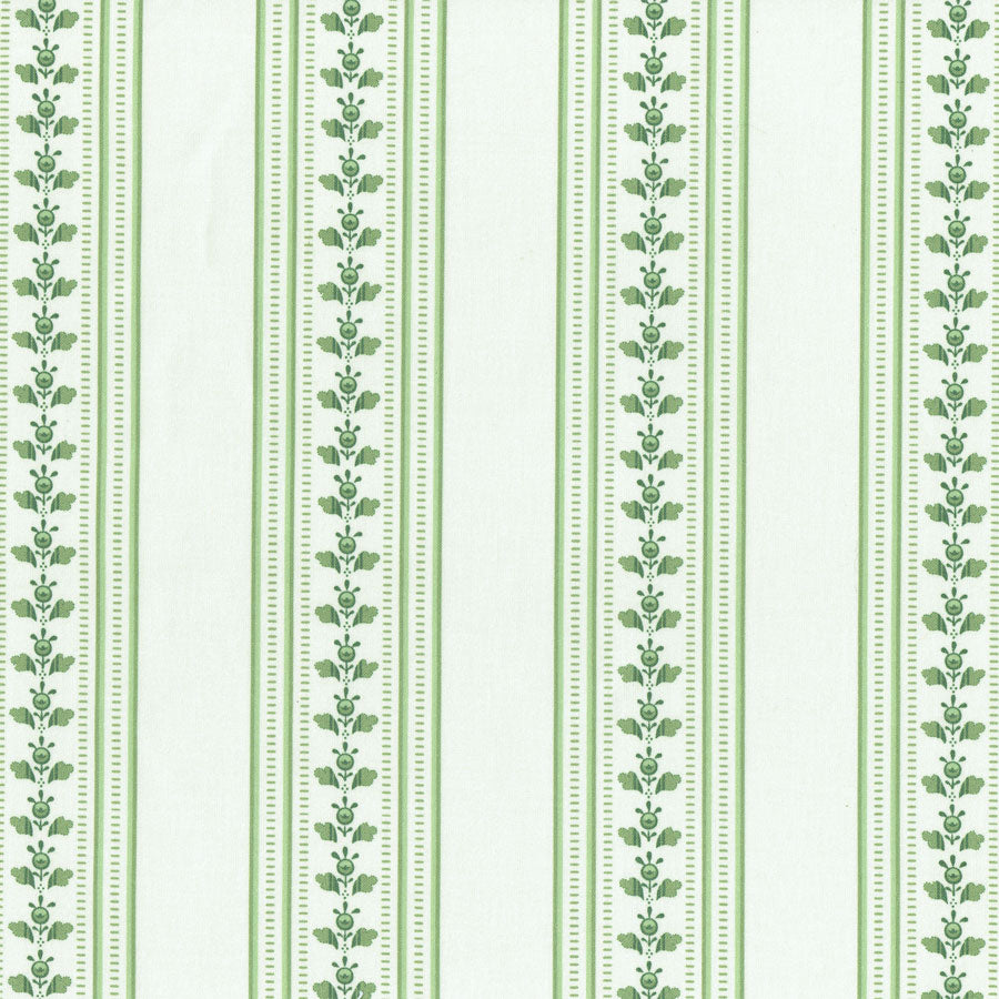Eastern Stripe Fabric by Titley & Marr in Verdant