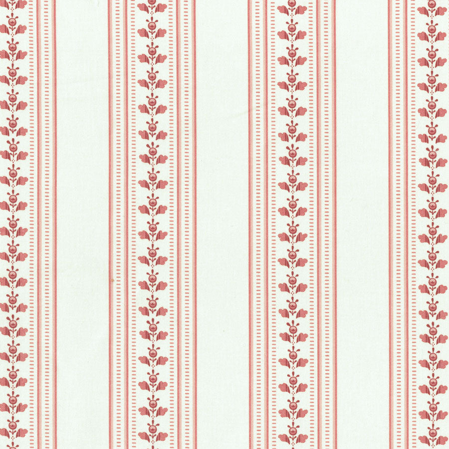 Eastern Stripe Fabric by Titley & Marr in Coral