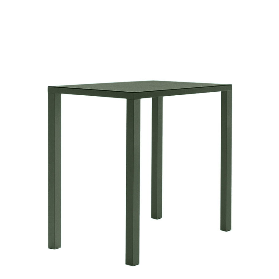 Easy Bar Table Square 90 by JANUS et Cie in Dark Green